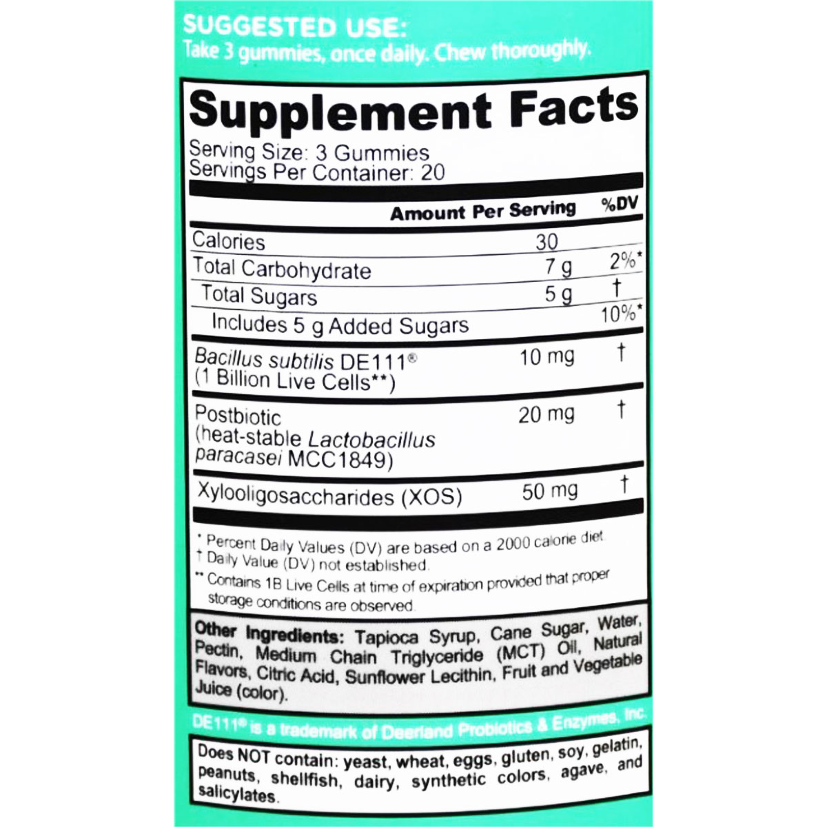 Goli Nutrition Pre + Post + Probiotic 60 Gummies image number 2