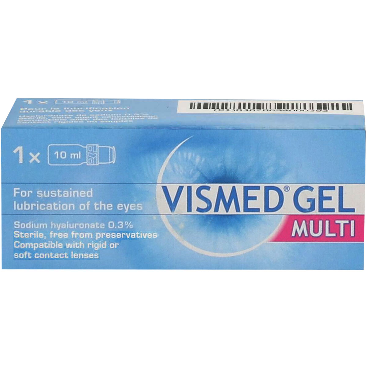 Vismed Gel Multi 0.3% 10ml Lubricant Eye Drop image number 0