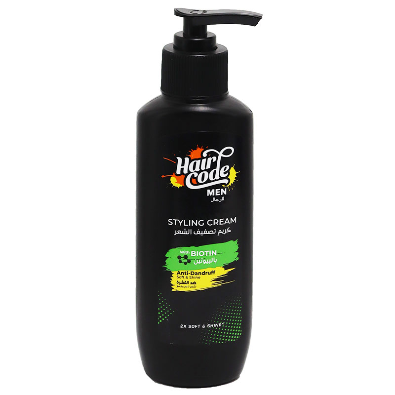 Hair Code Biotin Anti Dandruff Styling Cream 140ml image number 0
