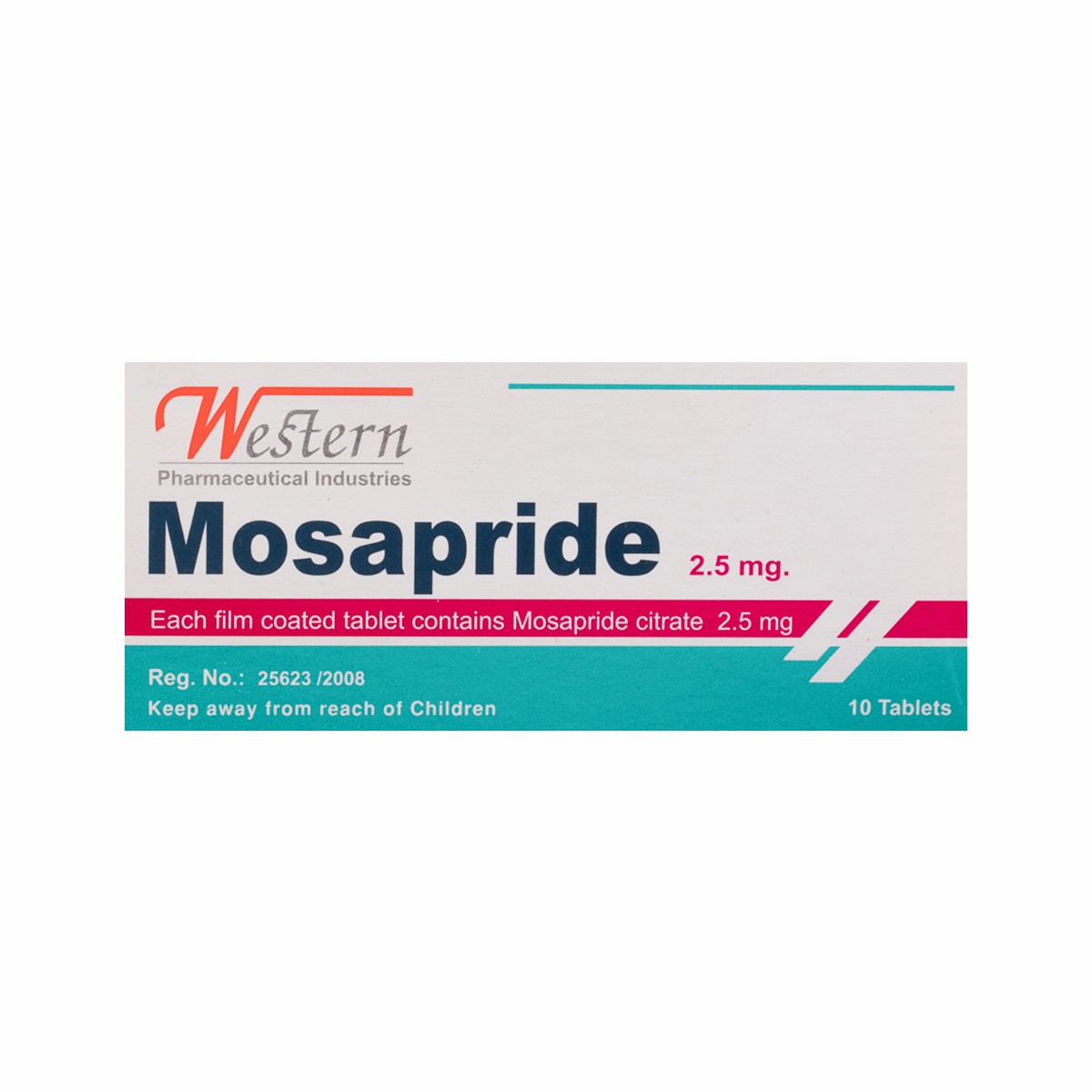 Mosapride 2.5mg 10 Tablets image number 0