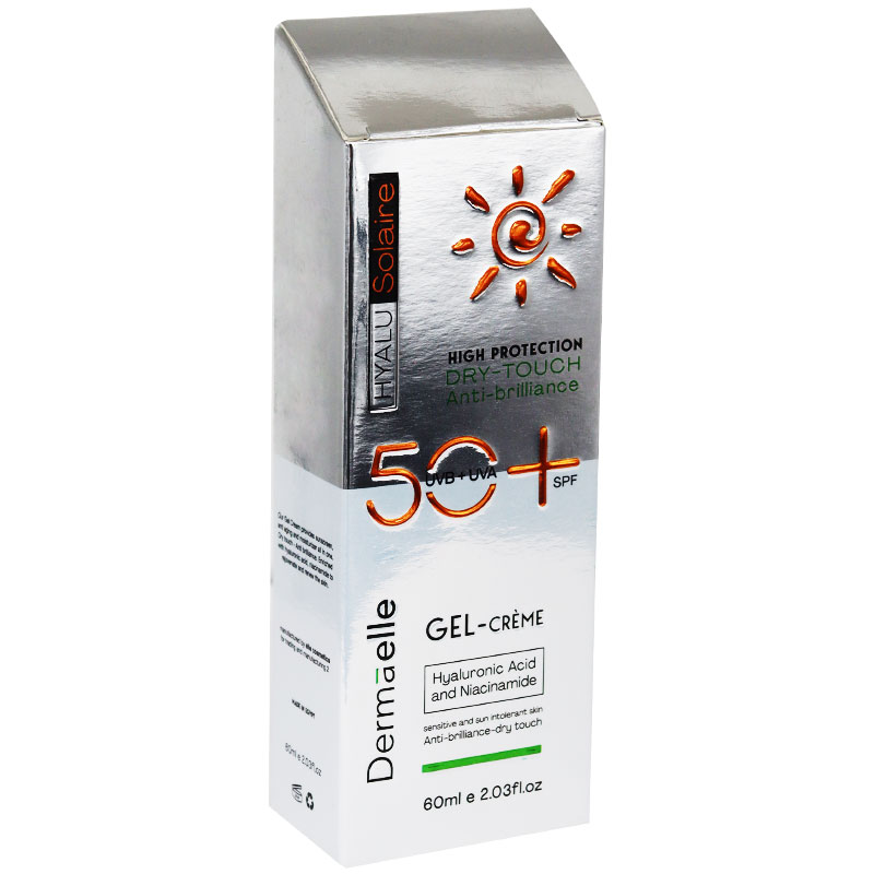 Dermaelle Hyalu Solaire  Gel Cream Spf (50+) 60ml image number 0