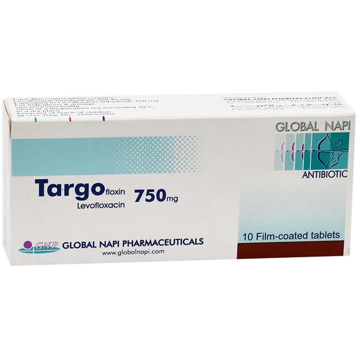 Targofloxin 750mg 10 Tablet image number 0
