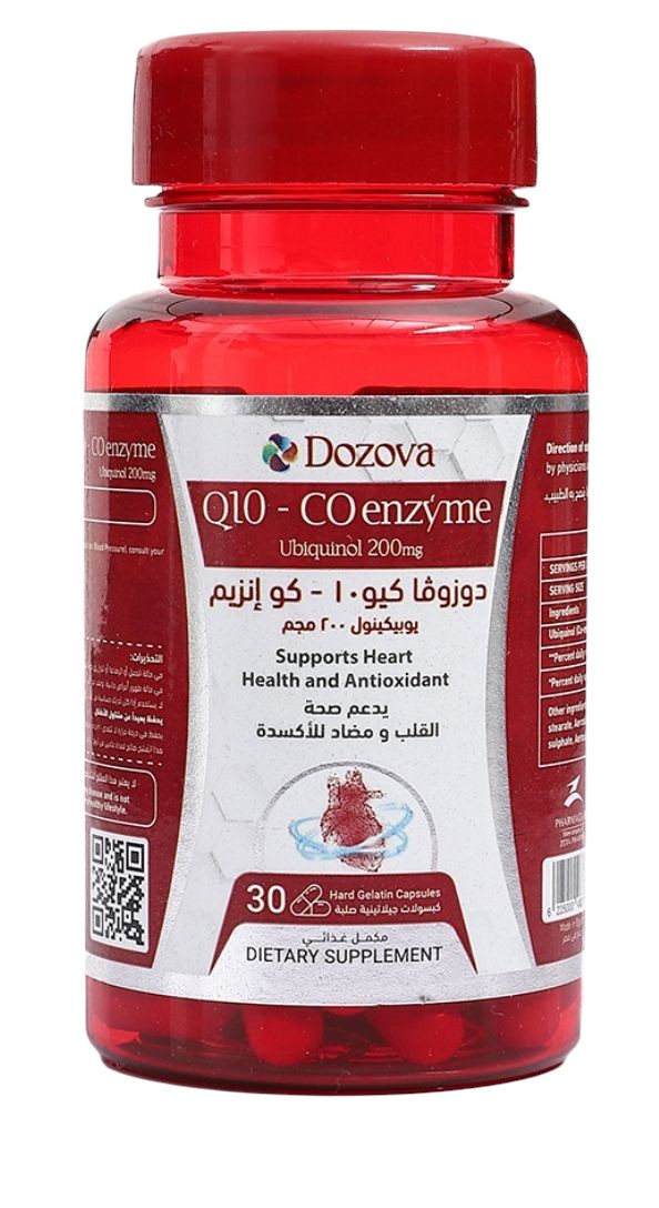 Dozova Q10 Coenzyme 30 Hard Gelatin Capsules image number 0