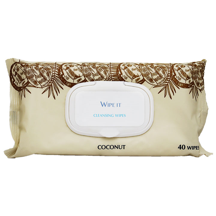 Wipe It Cleansing Wipes with Coconut 40 Pieces image number 0