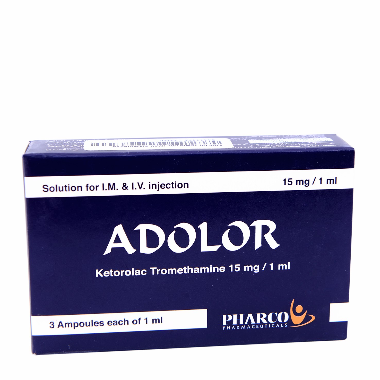Adolor 15Mg/1ml Intramacular/Intravenous 3 Ampoules image number 0