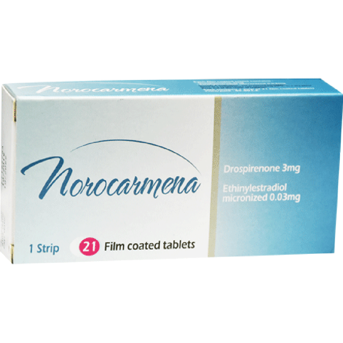Norocarmena 3mg/0.03mg 21 Film Coated Tablet image number 0
