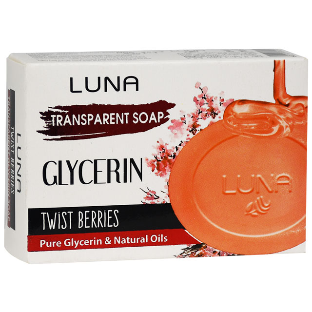 Luna Glycerin Twist Berries Soap 100gm image number 0