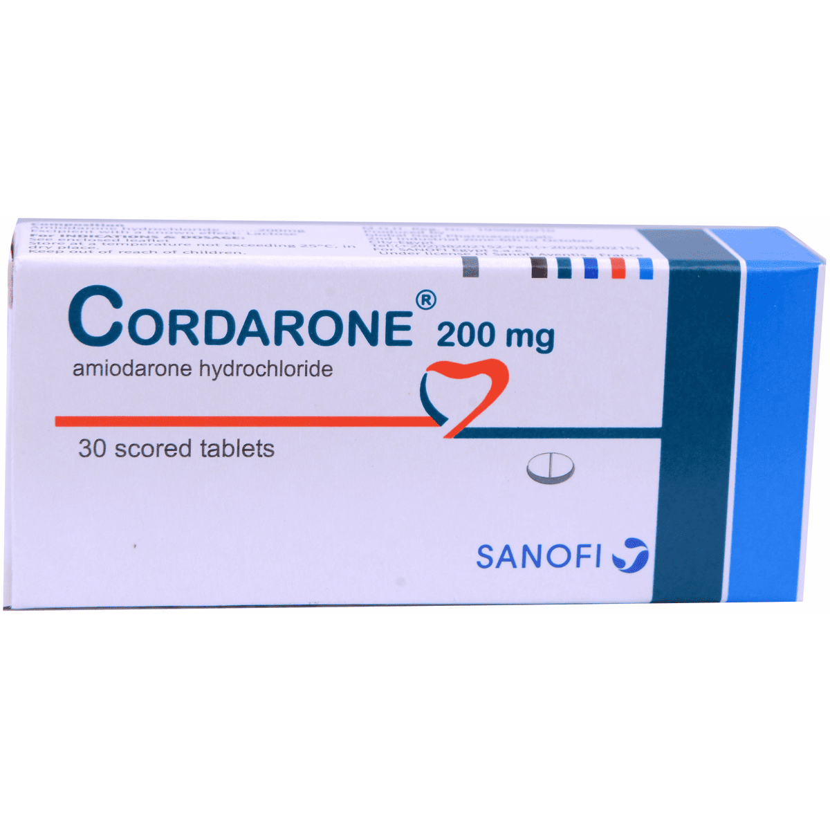 Cordarone 200mg 30 Tablets image number 0
