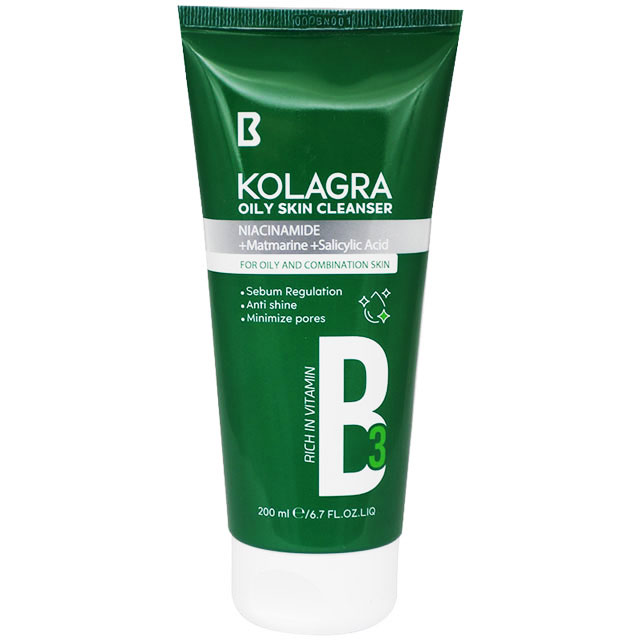 Kolagra B3 Oily Skin Facial Cleanser 200ml