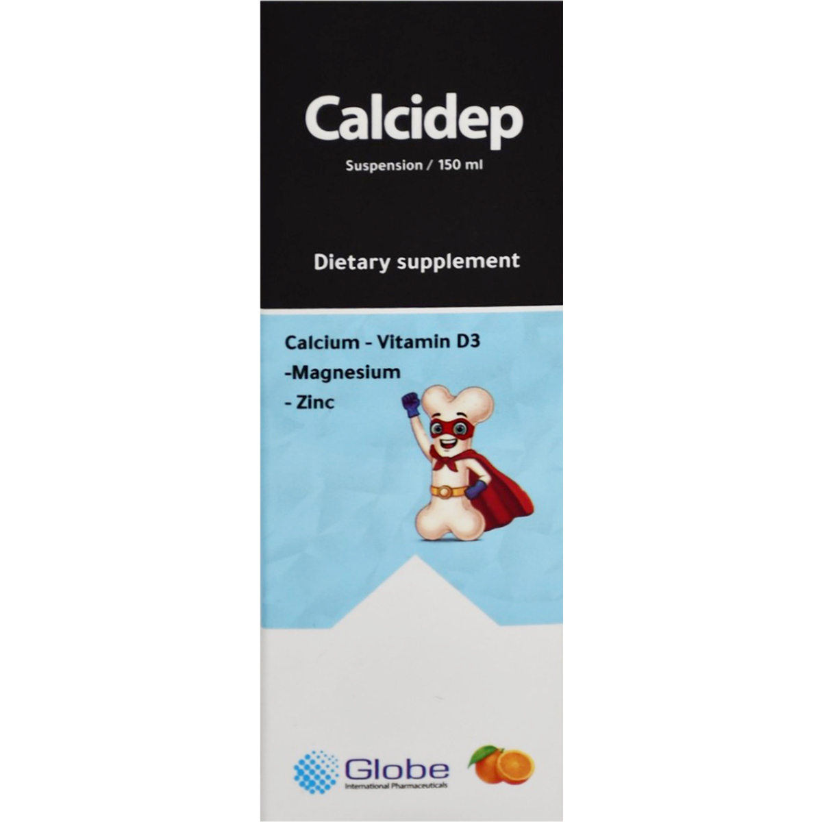 Calcidep Orange Flavor Suspension 150ml image number 0