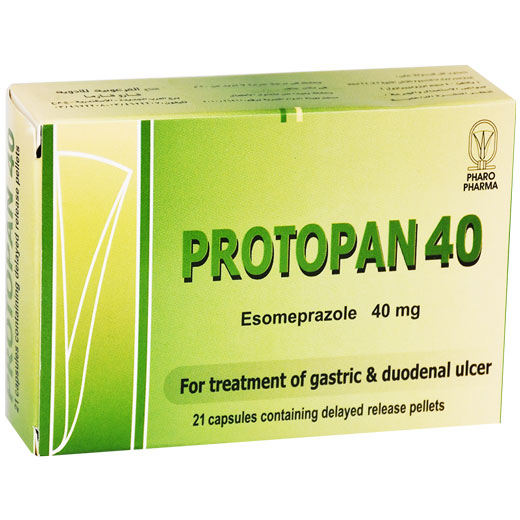 Protopan 40mg Delayed Release 21 capsules image number 0