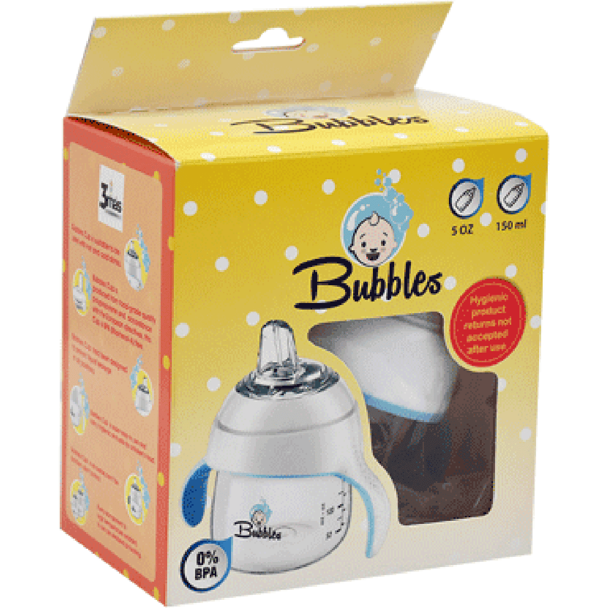 Bubbles Baby Cup With Hand 150ml image number 0