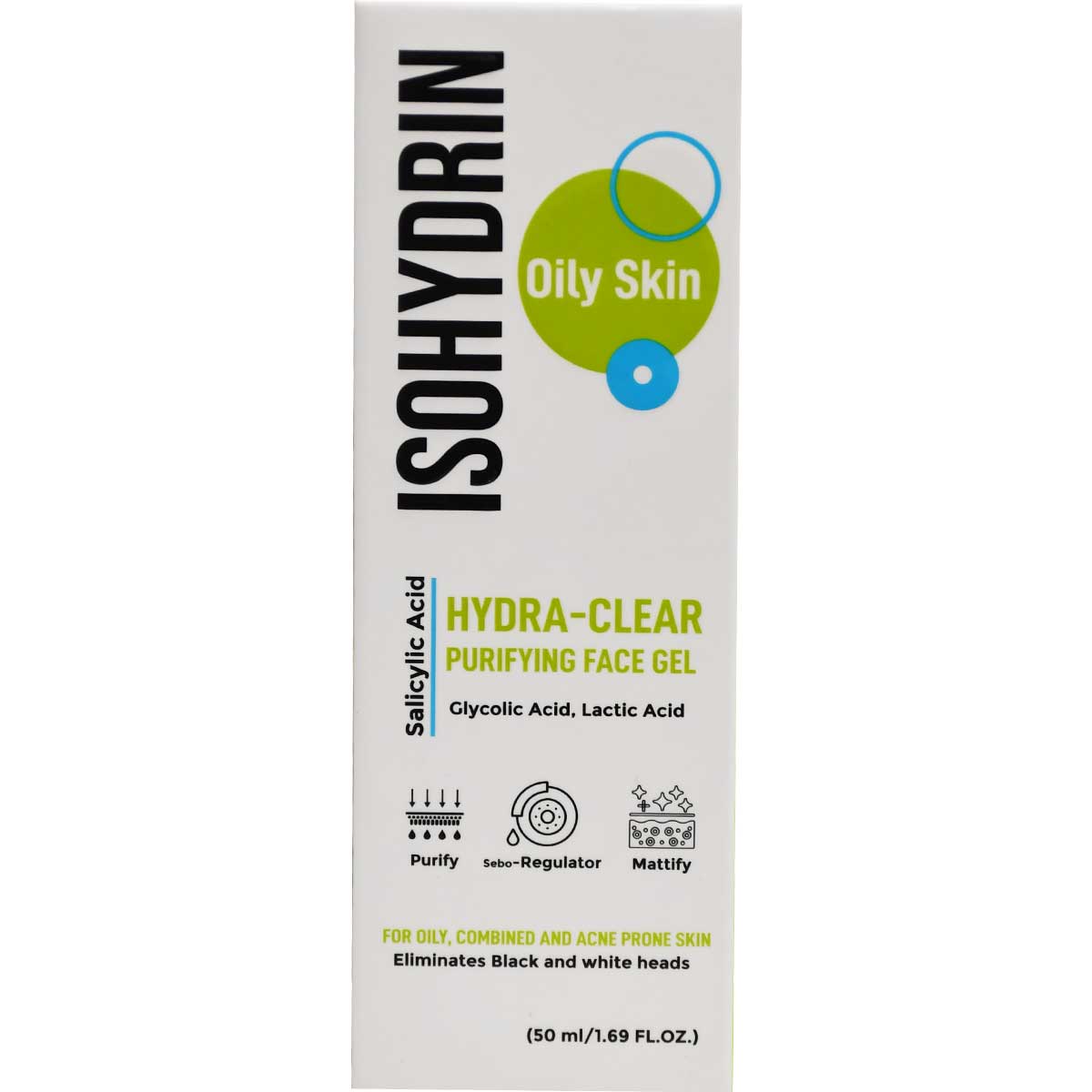 Isohydrin Hydra Clear Purifying Gel For Oily Skin 50 ml image number 0