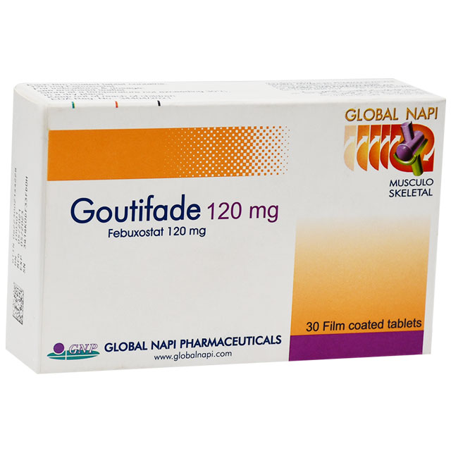 Goutifade 120mg 30 Film Coated Tablet image number 0