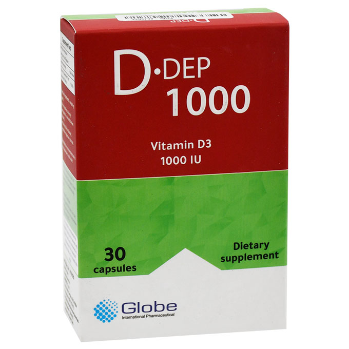 D.Dep 1000 IU Vitamin D3 30 Capules image number 0