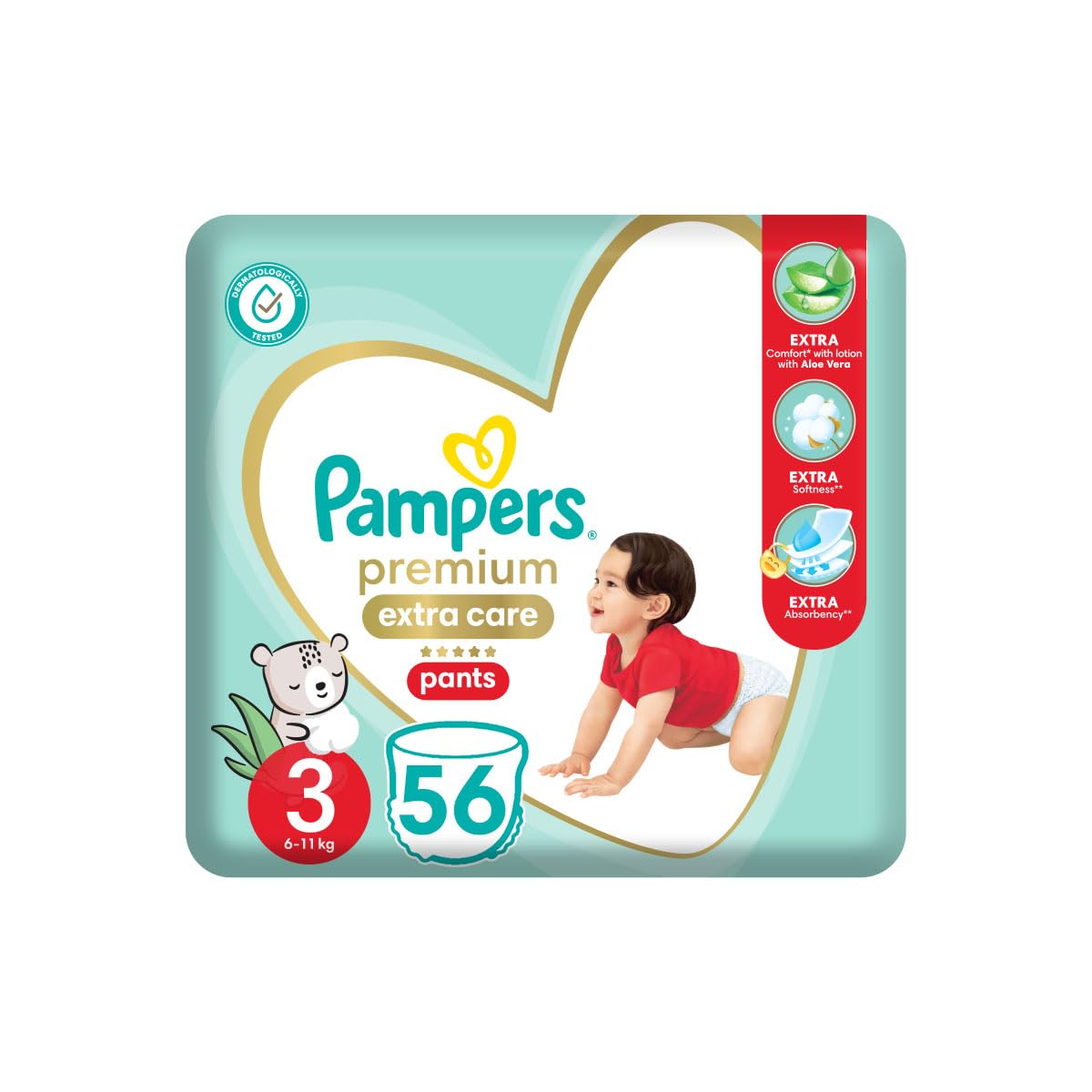 Pampers Premium Care (3) Pants (6-11) Kg 56Pcs image number 0