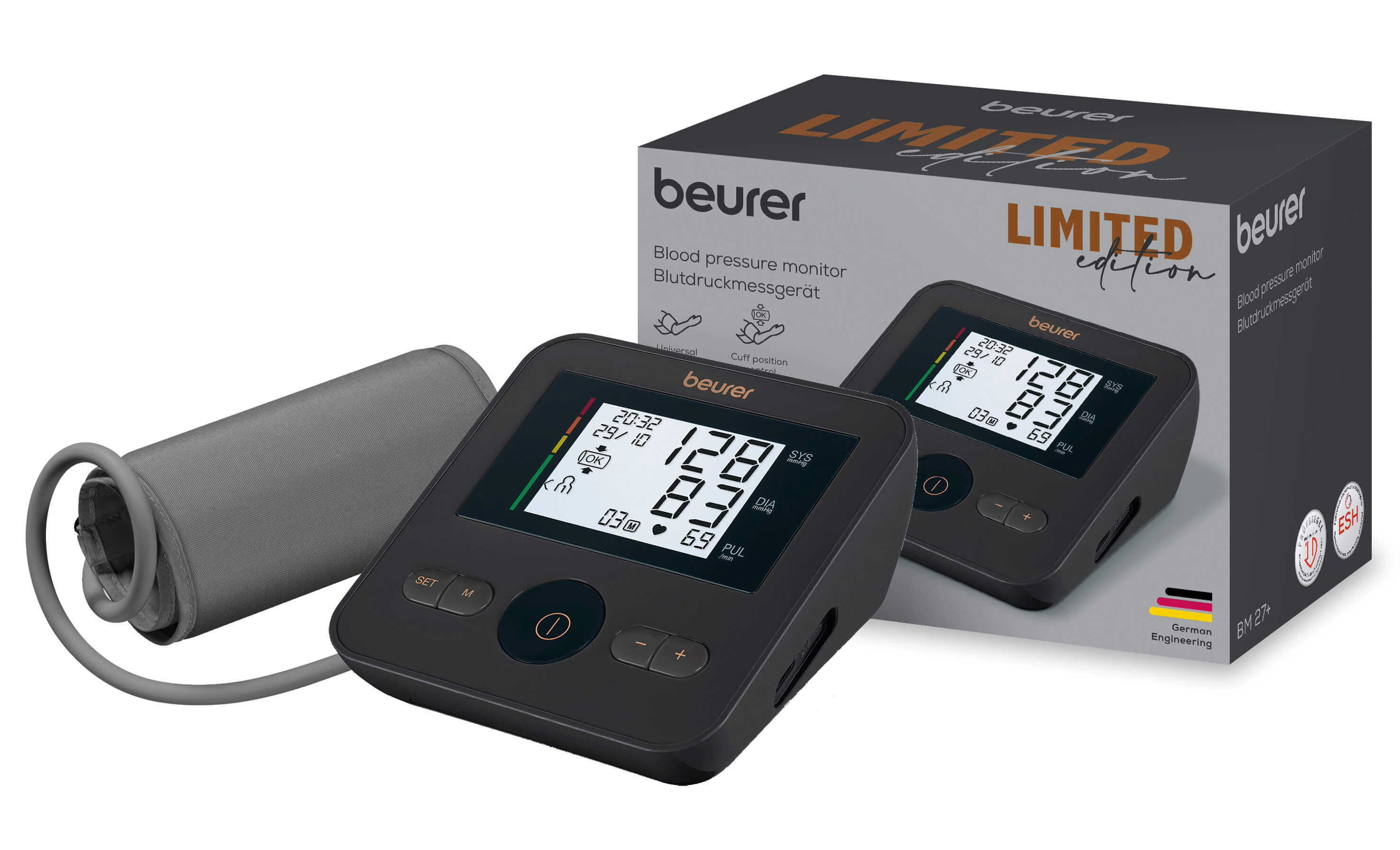 Beurer Arm Blood Pressure Monitor With Cuff (Limited)Bm27 image number 0