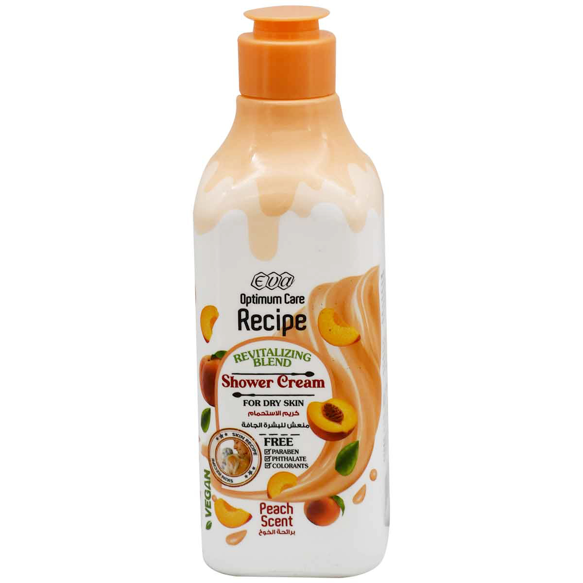 Eva Recipe Peach Scent Shower Cream 370 ml image number 0