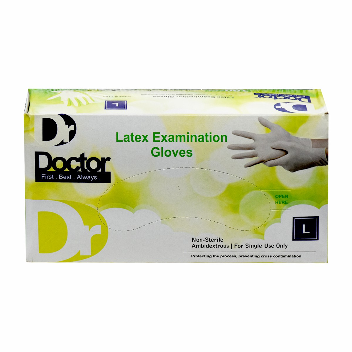Gloves Latex Prime (L) 100pcs image number 0