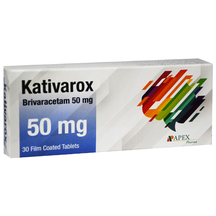 Kativarox 50mg 30 Film Coated Tablets image number 0