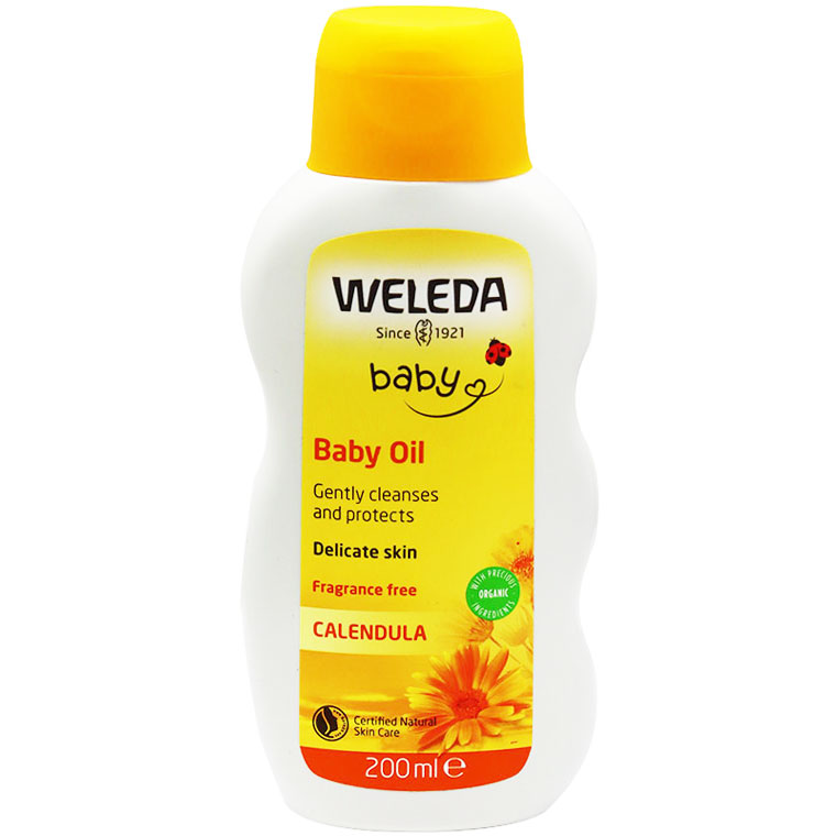 Weleda Baby Calendula Baby Oil 200ml image number 0