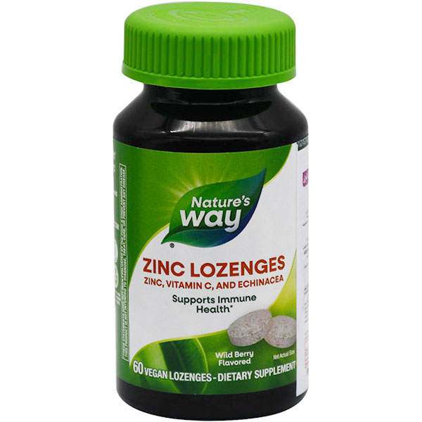 Natures Way Zinc Wild Berry 60 Lozenges image number 0