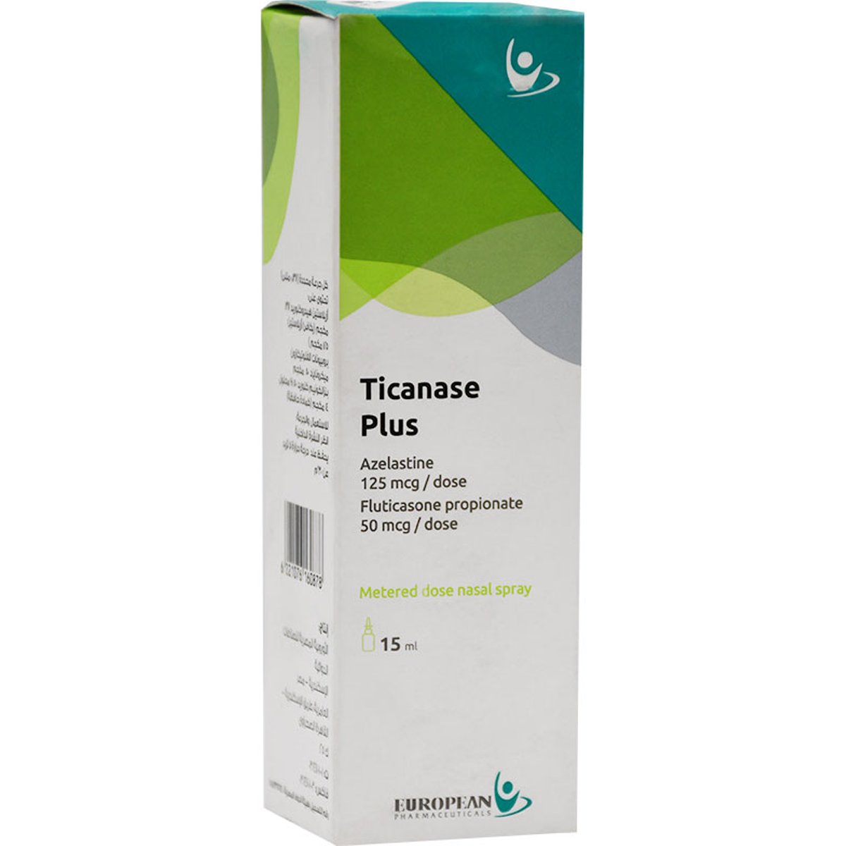 Ticanase Plus (125mcg + 50mcg) 15ml Nasal Spray image number 0