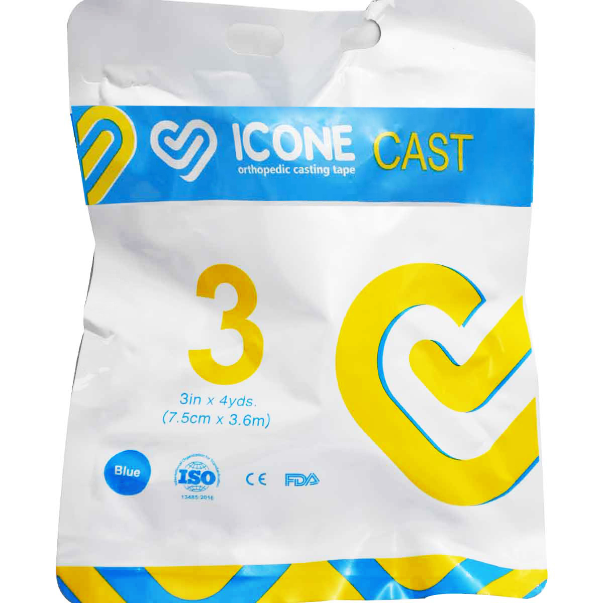 Icone Cast Blue 7.5 cm*3.6 m (3 Inch) image number 0