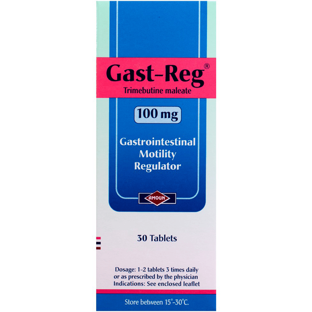 Gast Reg 100mg 30 Tablets image number 0