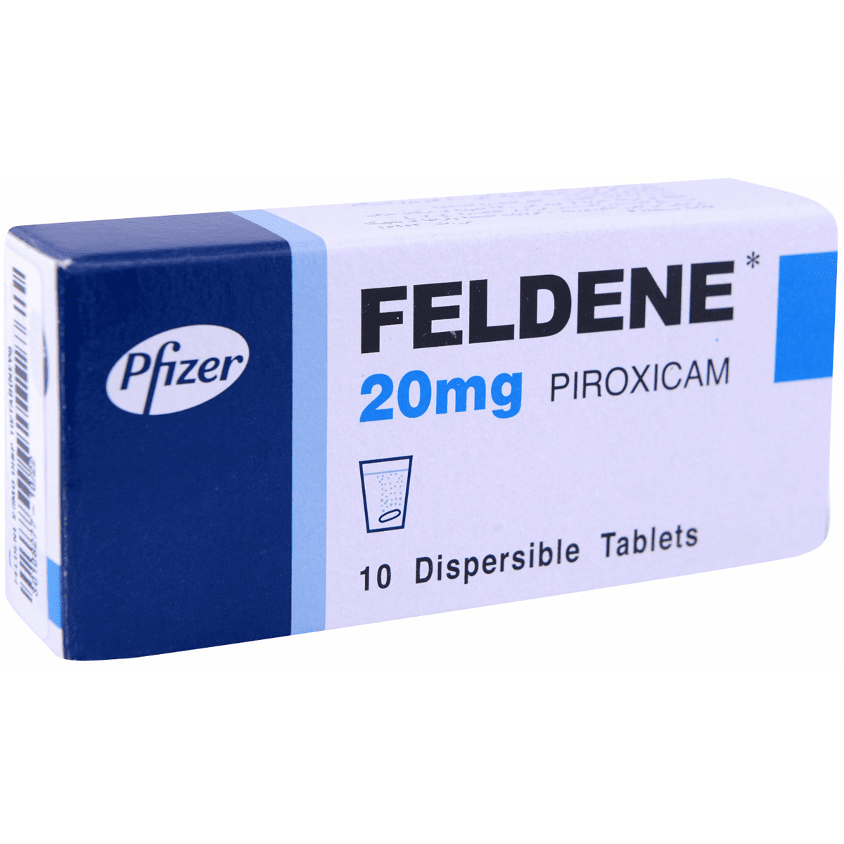 Feldene 20mg Disp 10 Tablets image number 0