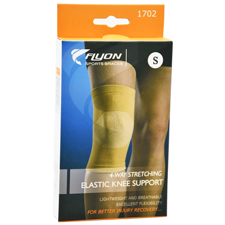 Flyon Elastic Knee Support (Small) /1702 image number 0