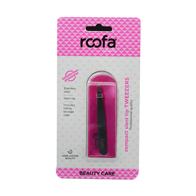 Roofa Compact Slant Tip Tweezer/014Bc image number 0