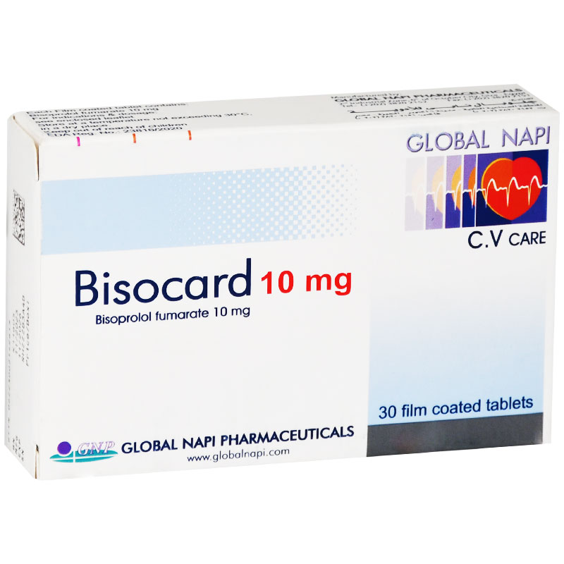 Bisocard 10mg 30 Tablets image number 0