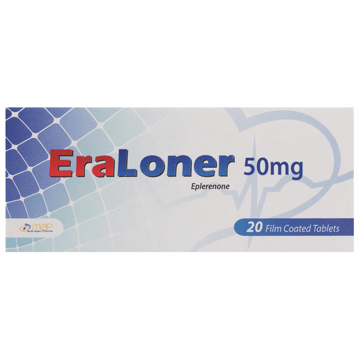 Eraloner 50mg 20 Film Coated Tablets image number 0