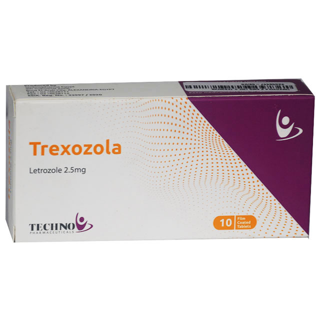 Trexozola 2.5mg 10 Film Coated Tablets image number 0