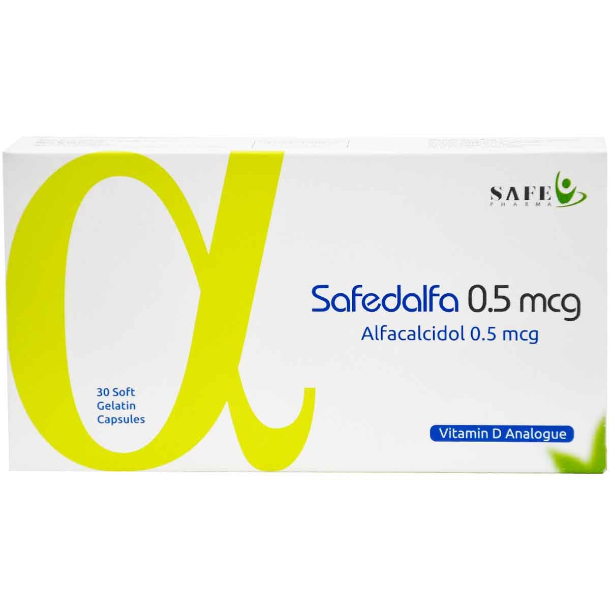 Safedalfa 0.5 &micro;g 30 Soft Gelatin Capsules image number 0