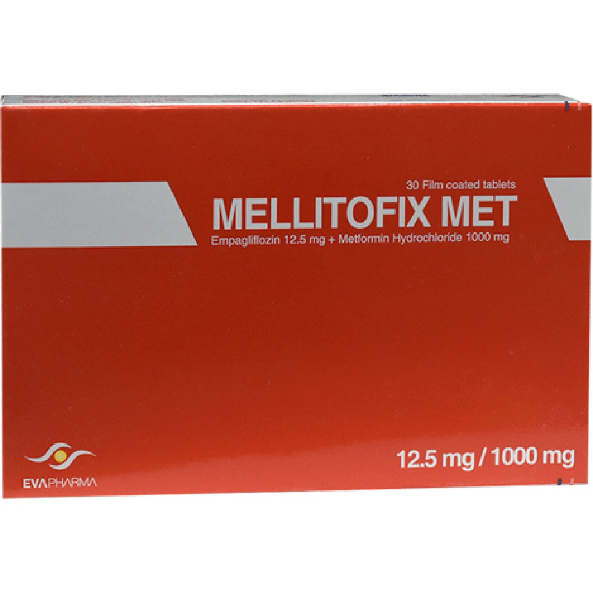 Mellitofix Met 12.5Mg/1000mg 30 Film Coated Tablets image number 0