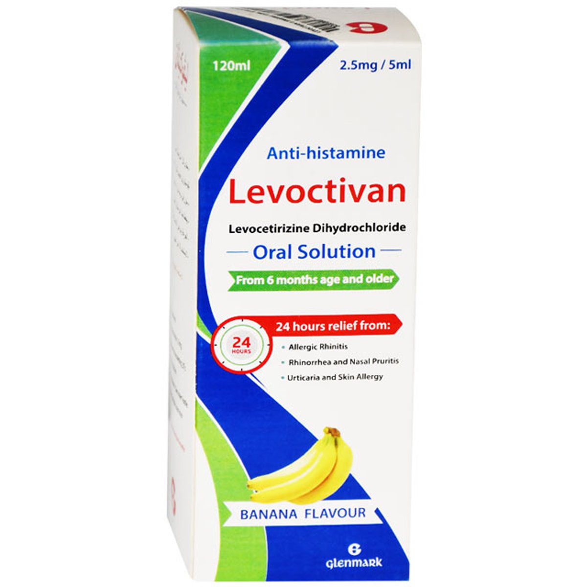 Levoctivan 2.5mg/5mg 120ml Syrup image number 0