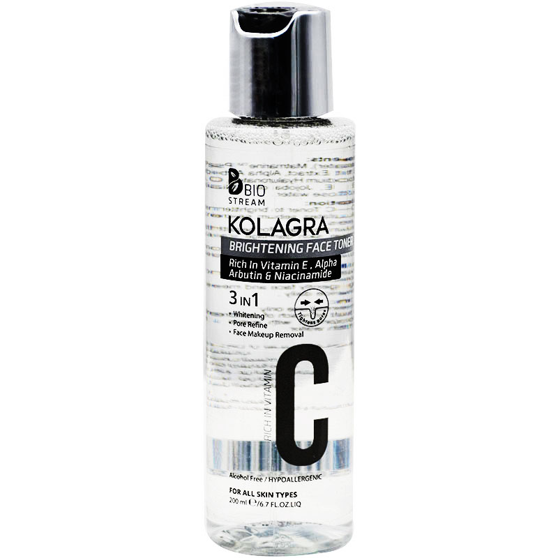 Kolagra C Brightening Face 3 In 1 Toner 200ml image number 0