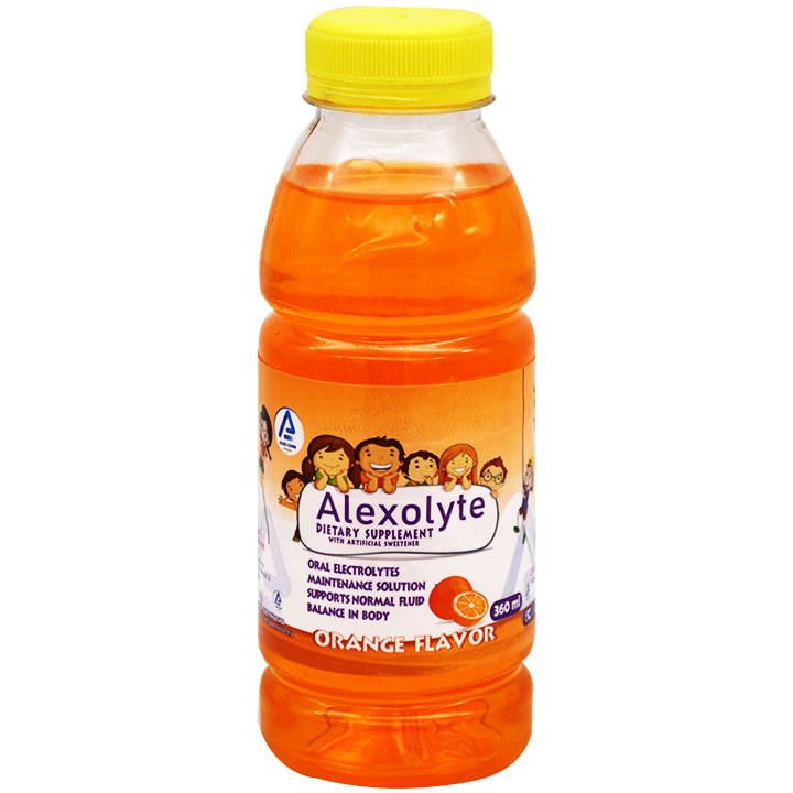 Alexolyte Orange Flavor Syrup 360ml image number 0