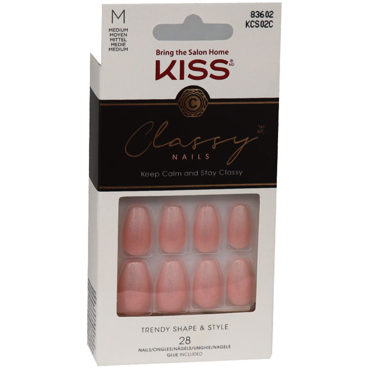 Kiss Classy Nails 28 pieces /Kcs02C image number 0