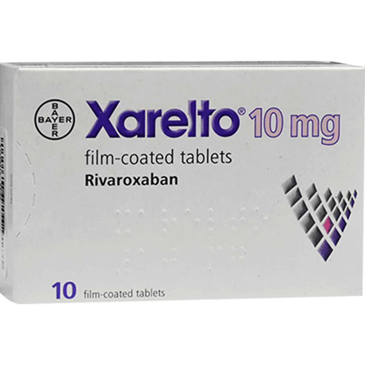 Xarelto 10mg 10 Tablets image number 0