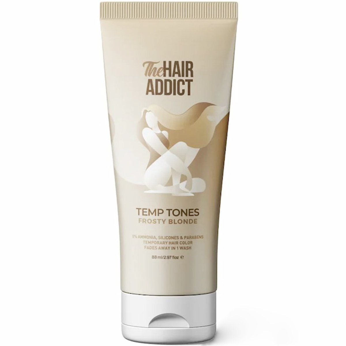 The Hair Addict Temporary Hair Color Frosty Blonde 88ml image number 0