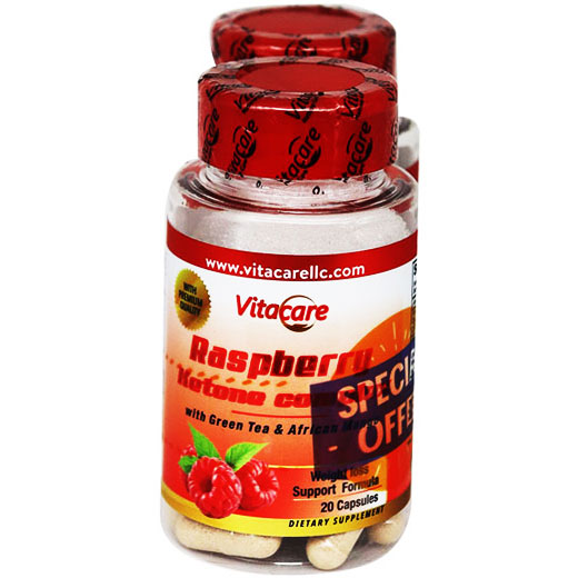 Vitacare Raspberry Ketone 2X20 Capsules (Offer Pack) image number 0
