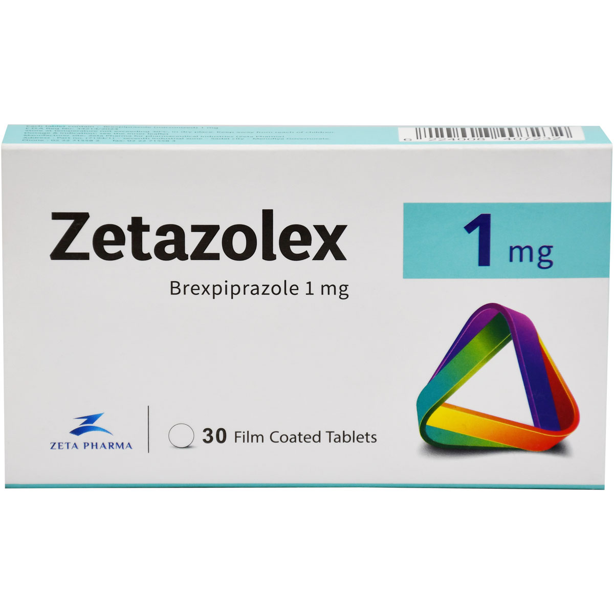 Zetazolex 1mg 30 Film Coated Tablets image number 0