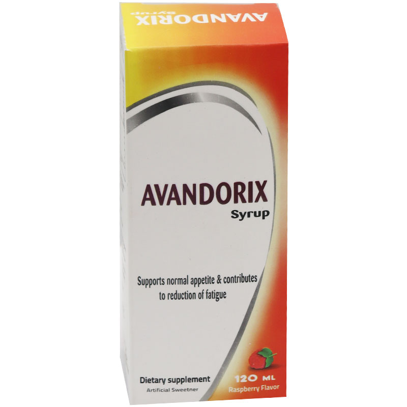 Avandorix 120ml Raspberry Flavor Syrup image number 0