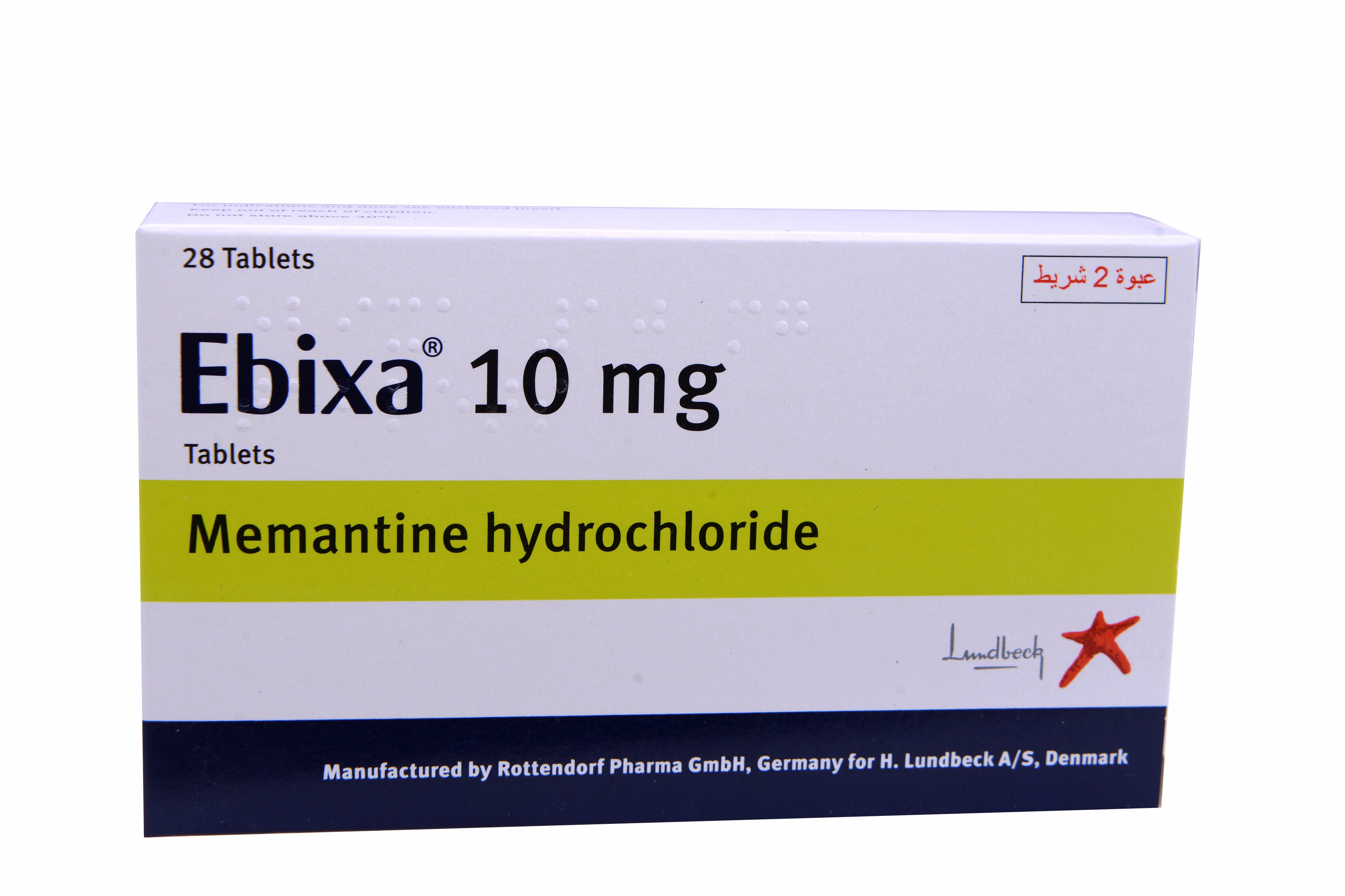 Ebixa 10mg 28 Tablets image number 0