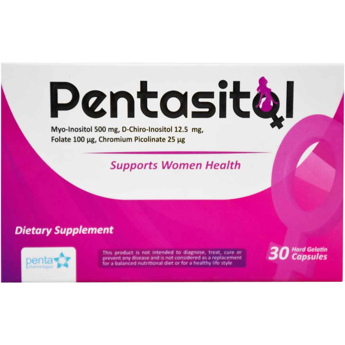Pentasitol 30 Hard Gelatin Capsules image number 0