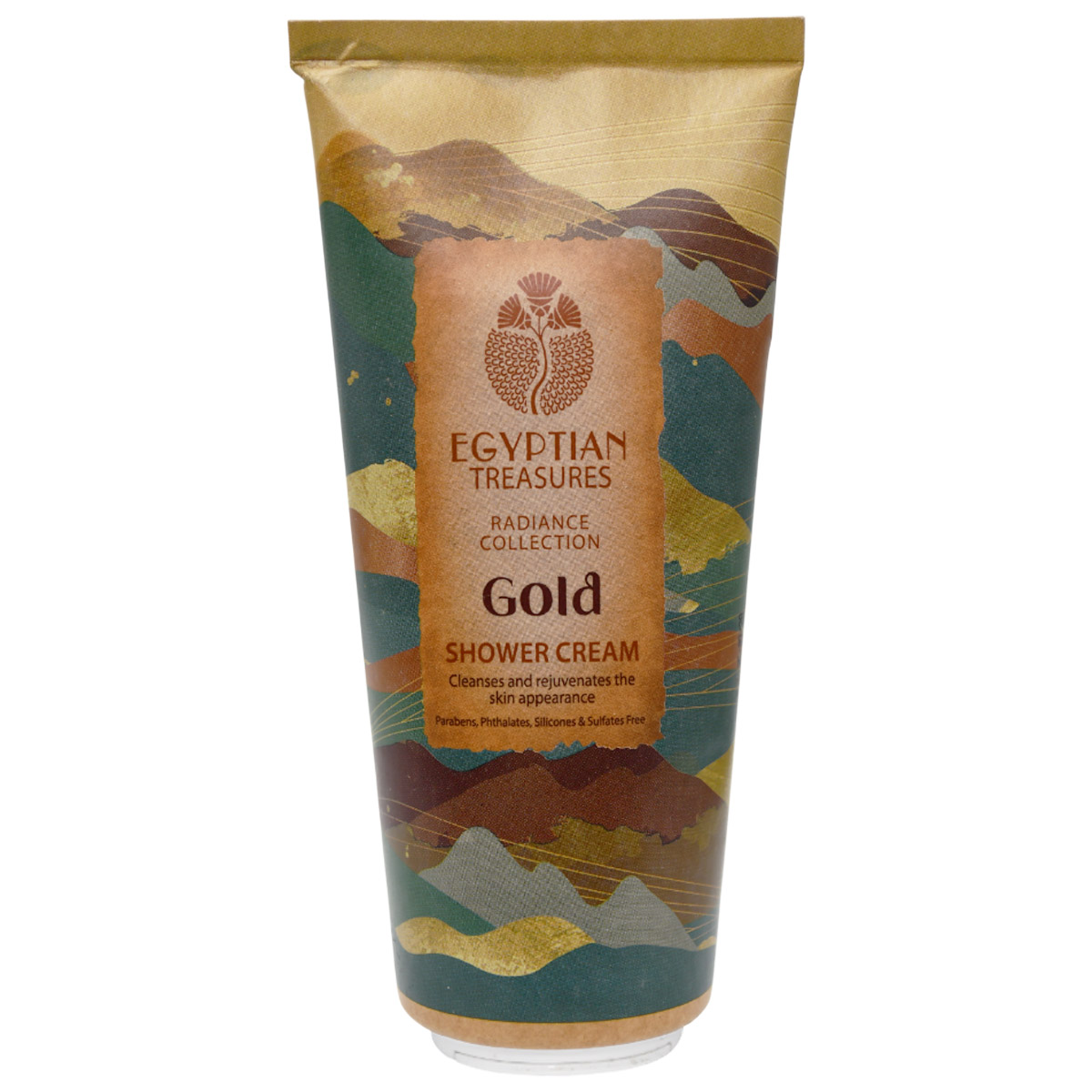 Egyptian Treasure Radiance Collection Gold Shower Cream 200ml image number 0
