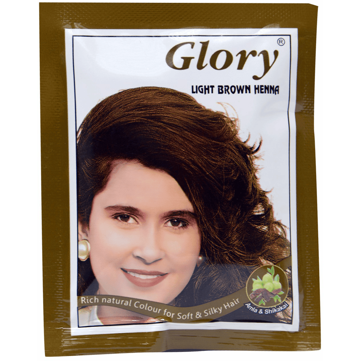Glory Henna Light Brown for Women 1 Sachets image number 0